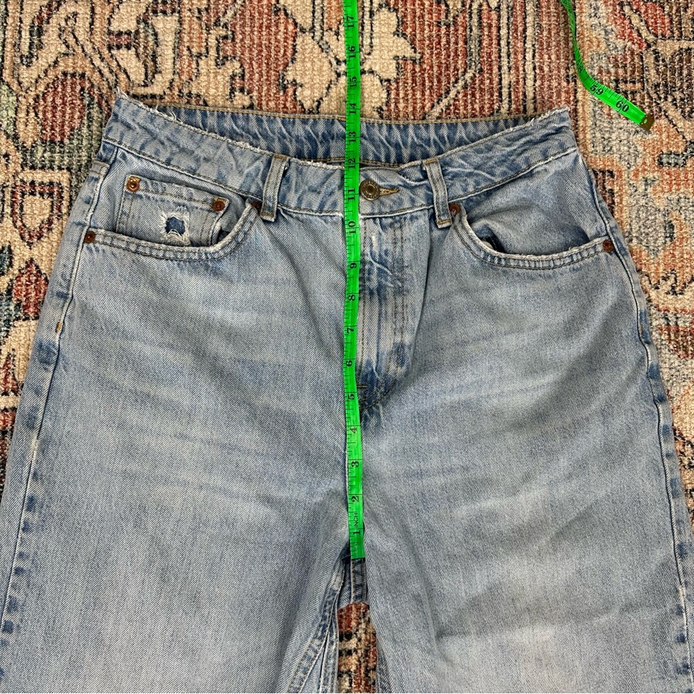 Topshop Moto Jeans Cropped Wide leg W30 L30 - Picture 3 of 9